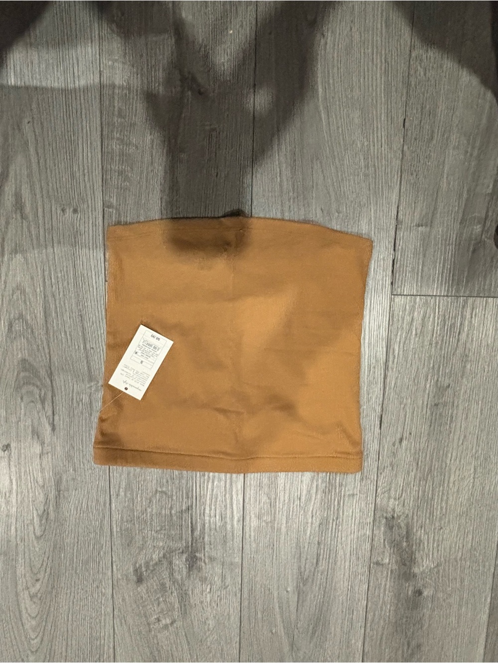 Target Women's Strapless Crop Top in Camel